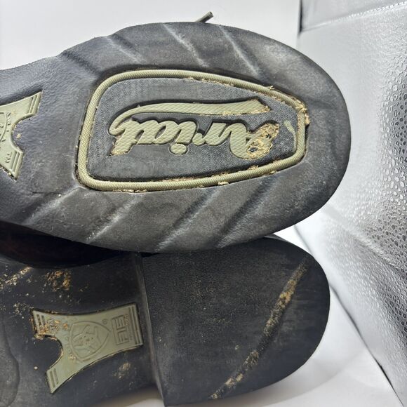 Ariat Women's 9B ProBaby Lacer Ankle Boot Leather Cowboy Driftwood Brown - Picture 9 of 12